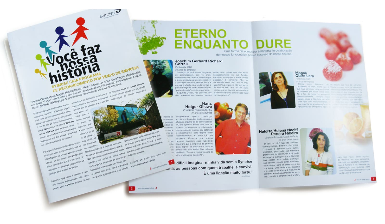 Caderno institucional Symrise