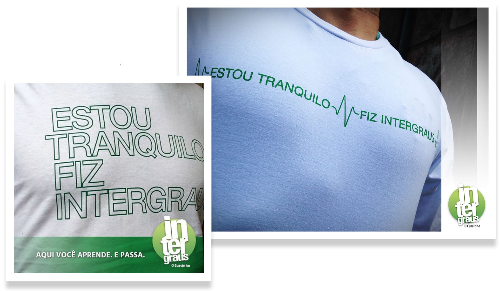 camiseta para o vestibulando intergraus